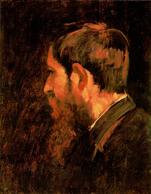 Portrait of László Paál, 1876, Mihály Munkácsy