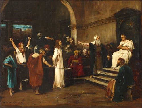 Le Christ devant Pilate, , Mihály Munkácsy