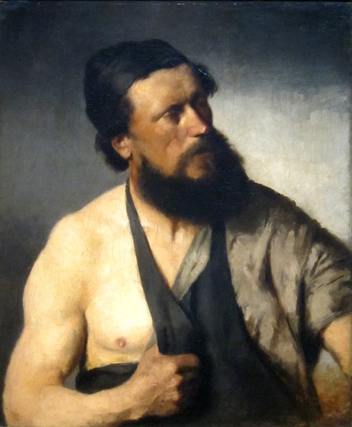 The Village Blacksmith, 1875, Mihály Munkácsy