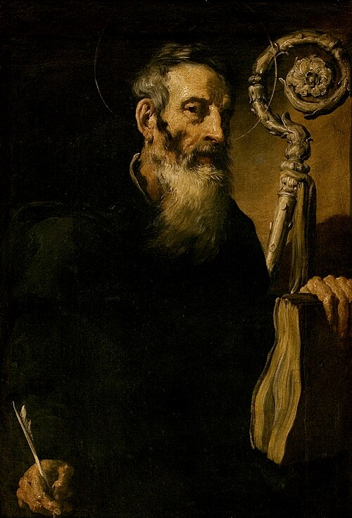 Unknown Saint Abbot (Saint Benedict?), , Domenico Fetti