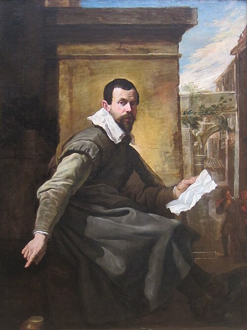 Portrait of a Man with a Sheet of Music, 1620, Domenico Fetti