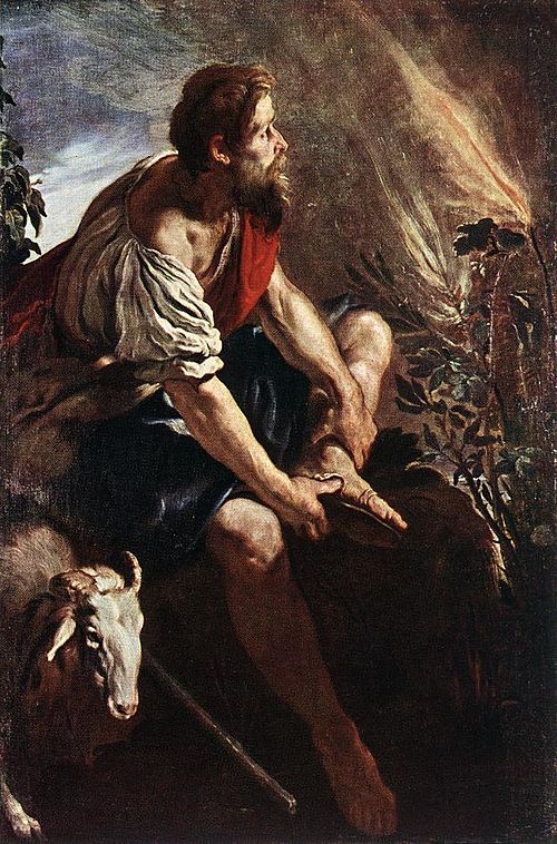 Moïse devant le buisson ardent, 1616, Domenico Fetti