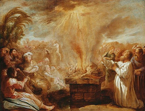 The Sacrifice of Elijah Before the Priests of Baal, 1621, Domenico Fetti
