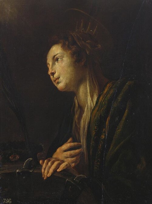 Saint Catherine of Alexandria, 1617, Domenico Fetti