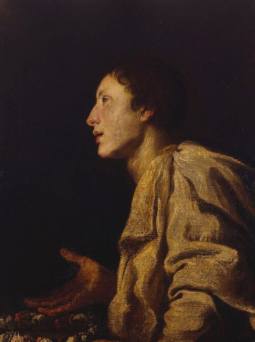 A Young Male Saint, 1617, Domenico Fetti