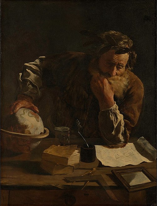 Portrait of a scholar (Archimedes?), 1620, Domenico Fetti