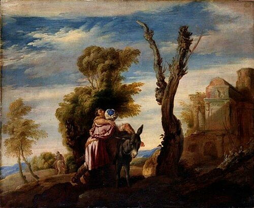 The parabel of the Good Samaritan, 1620, Domenico Fetti