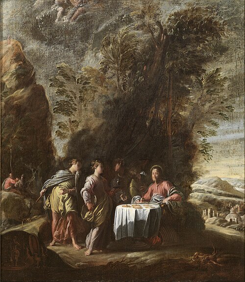 Christ Ministered To by the Angels, 1620, Domenico Fetti