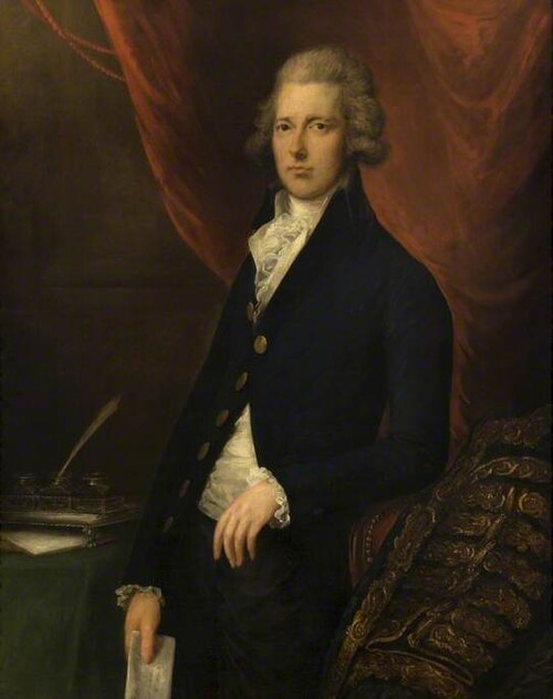 William Pitt the Younger (1759–1806), 1790, Gainsborough Dupont