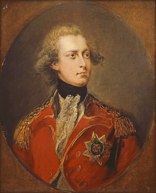 George IV as Prince of Wales, 1781, Gainsborough Dupont