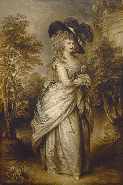 Georgiana, Duchess of Devonshire, 1787, Gainsborough Dupont