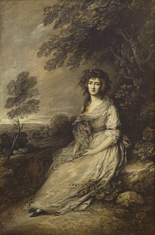 Mrs. Richard Brinsley Sheridan, 1791, Gainsborough Dupont