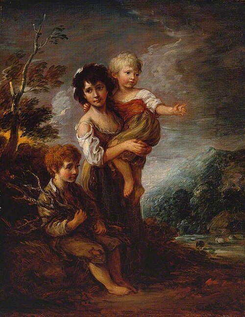 Cottage Children, 1787, Gainsborough Dupont