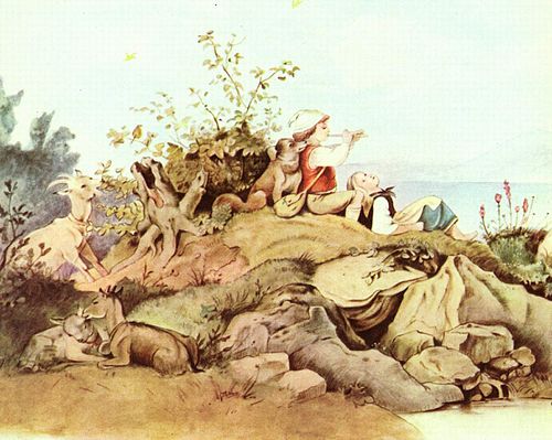 Frühlingslust, 1840, Adrian Ludwig Richter