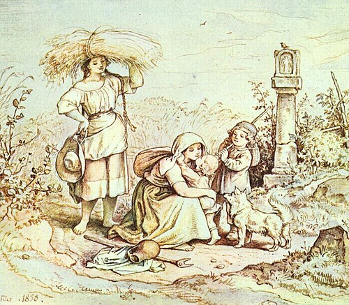 Heimkehr vom Felde, 1840, Adrian Ludwig Richter