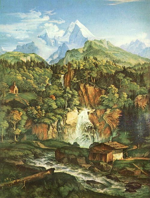 Der Watzmann, 1824, Adrian Ludwig Richter