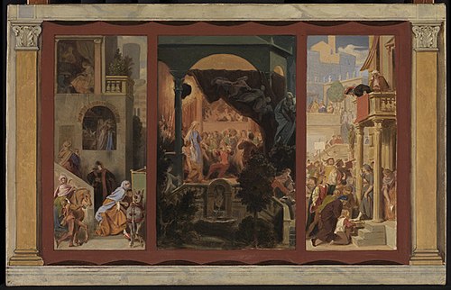Entwurf zum Märchen vom "Aschenbrödel", 1853, Moritz von Schwind