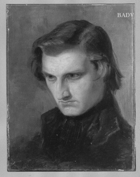 portrait of a young man, 1845, Moritz von Schwind