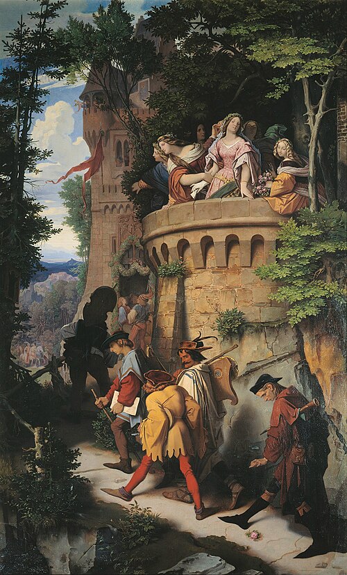 The Artist's Journey, 1846, Moritz von Schwind