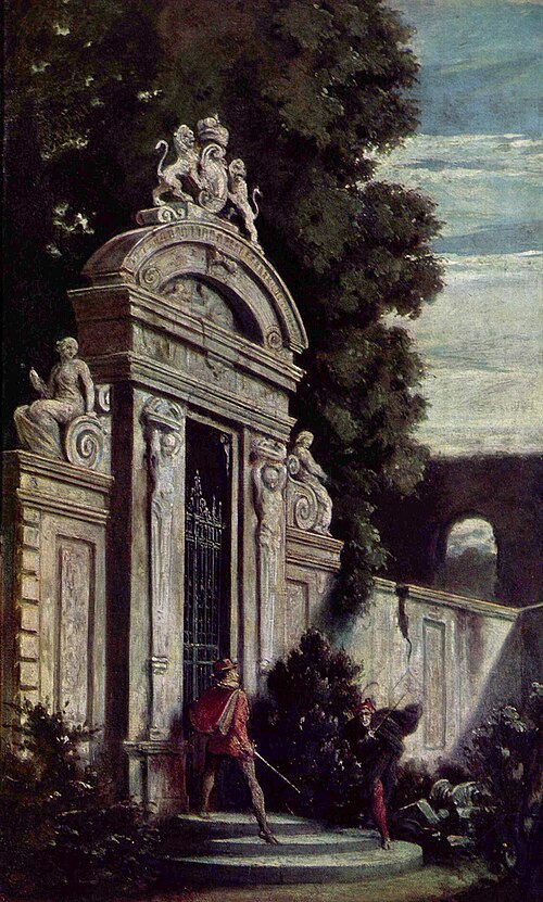 Nächtlicher Zweikampf, 1850, Moritz von Schwind