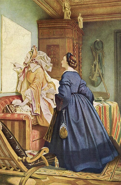 The Visit, 1860, Moritz von Schwind