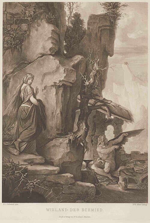 Wieland der Schmied, 1850, Moritz von Schwind