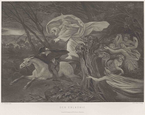 Der Erlkönig, 1860, Moritz von Schwind