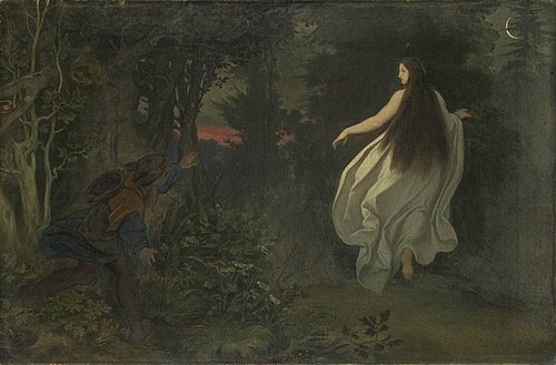 Erscheinung im Walde, 1858, Moritz von Schwind
