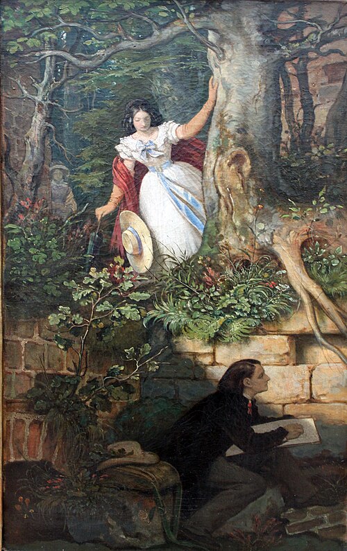 The Painter Joseph Binder's Adventure, 1860, Moritz von Schwind