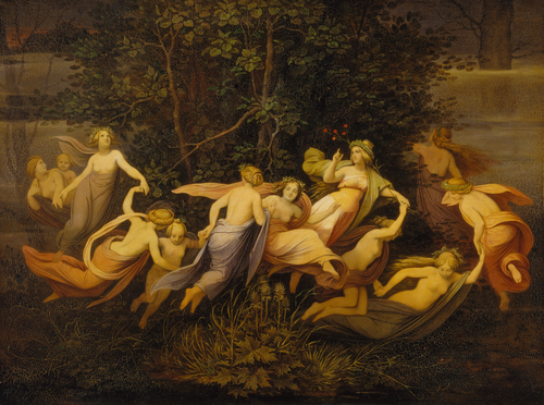 Fairy Dance in the Alder Grove, 1844, Moritz von Schwind