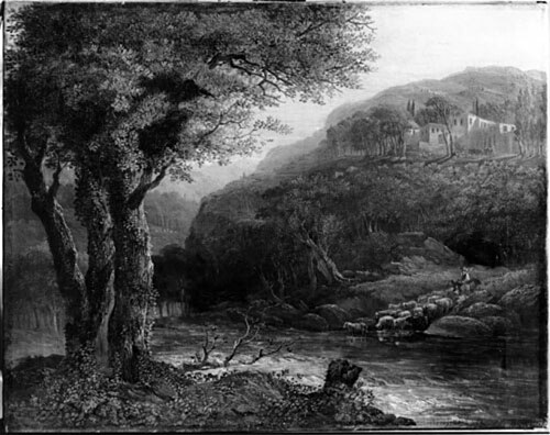 Idyllische Landschaft, 1785, Conrad Gessner