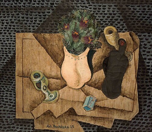Still life with Pasque Flower, 1925, Antonín Procházka