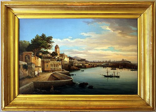 il porto di genova, 1885, Domenico Pasquale Cambiaso