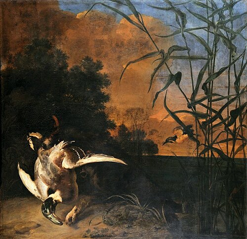 La chasse aux canards., 1658, Daniel Schultz