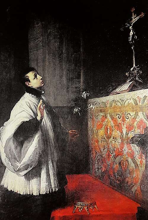 Saint Louis de Gonzague., 1665, Daniel Schultz