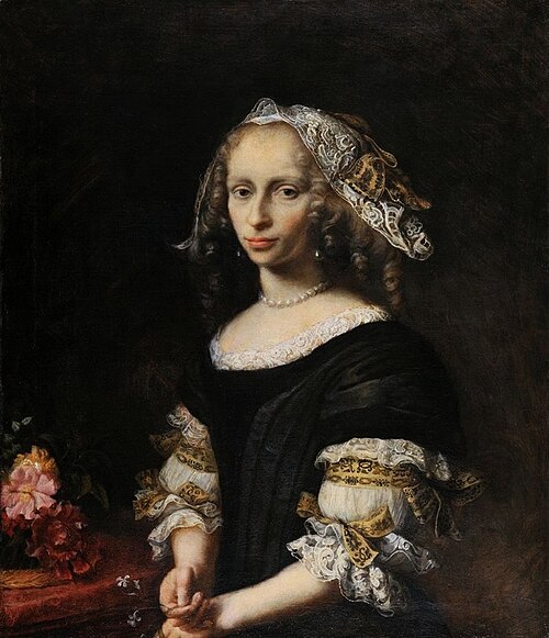 Portrait de Konstanze von Holten Schumann., 1674, Daniel Schultz