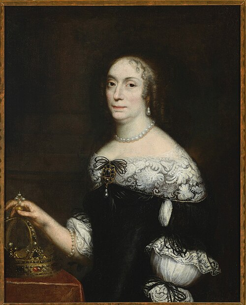 Portrait de la reine Marie-Louise de Gonzague, 1660, Daniel Schultz