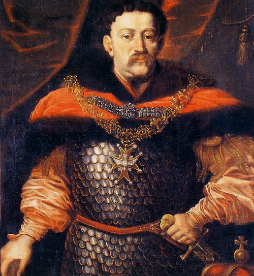 Portrait de Jean III Sobieski avec l'ordre du Saint-Esprit., 1676, Daniel Schultz
