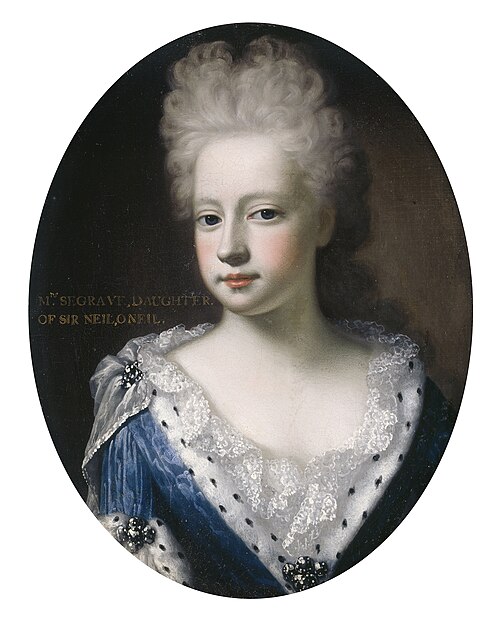 Portrait of Anne O'Neill, later Mrs Segrave, 1695, Garret Murphy