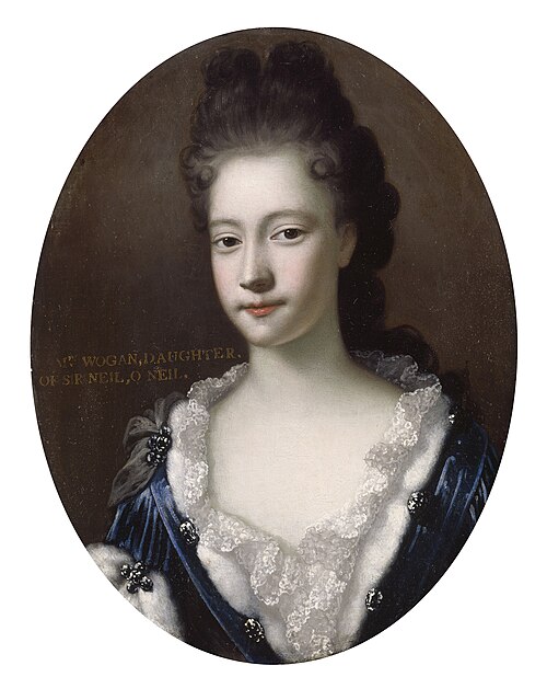 Portrait of Rose O'Neill, later Mrs Nicholas Wogan, 1695, Garret Murphy