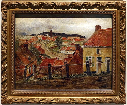 Les toits rouges, , Constantin Meunier