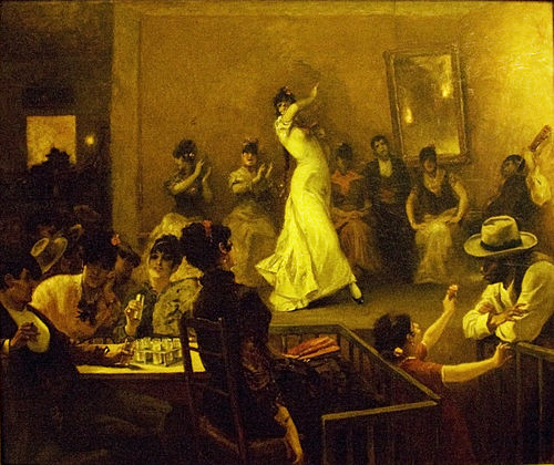 Scène de cabaret à Séville / Café del Burrero, , Constantin Meunier