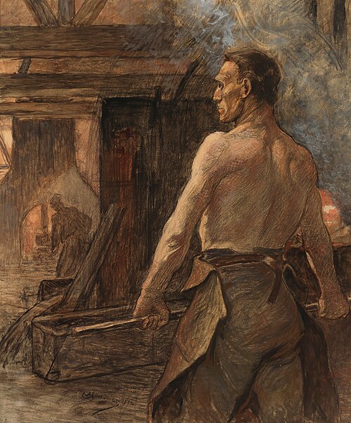 Gjutare, 1902, Constantin Meunier