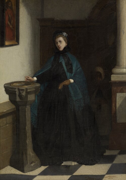 Holy-Water Font, 1854, Constantin Meunier