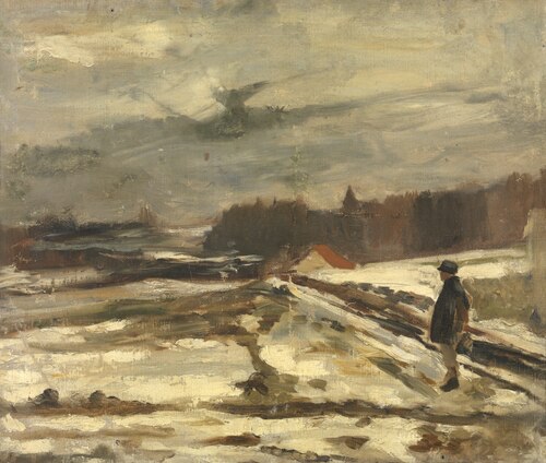 Pupil in the Snow, , Constantin Meunier