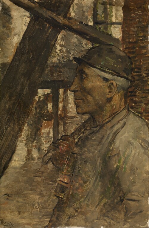 Collier with Safety Lamp, , Constantin Meunier