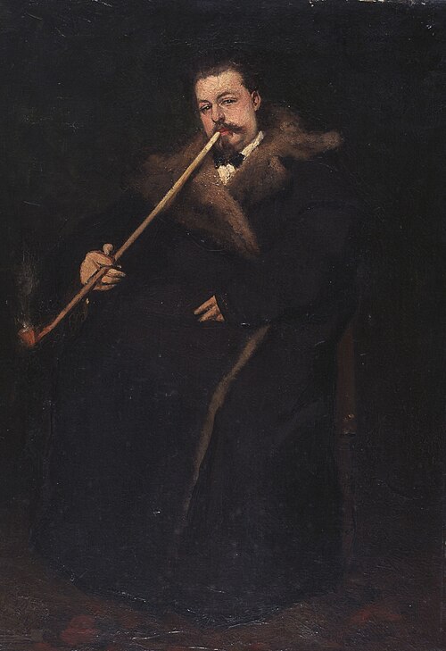 Portrait de l'artiste Gustave Poirier, 1900, Constantin Meunier