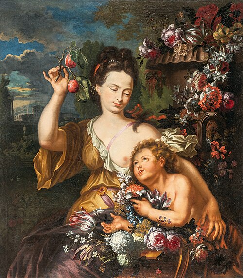 Pomona and Cupid, 1690, Gaspar Peeter Verbruggen le jeune
