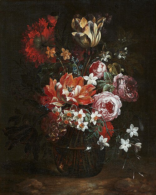 Flowers in a Vase, 1705, Gaspar Peeter Verbruggen le jeune
