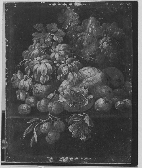 Display of Fruit, 1697, Gaspar Peeter Verbruggen le jeune